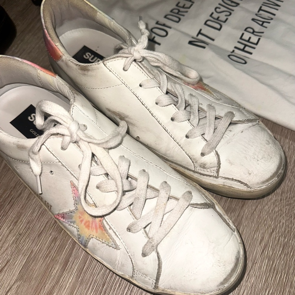 Tie-dye golden goose low top sneaker - Picture 6 of 8